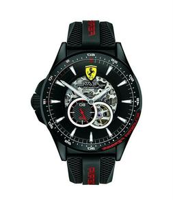 O Scuderia Ferrari Skeleton Automatico*2 Cinturini Silicone+