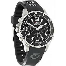 O Sector 230 R3251161046 Watch Acciaio Diver Silicone Nero U