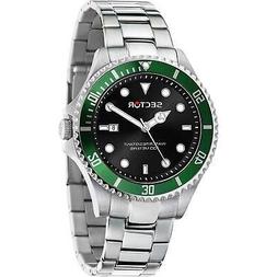 O Sector 230 R3253161041 Watch Acciaio Diver Verde Nero Uomo