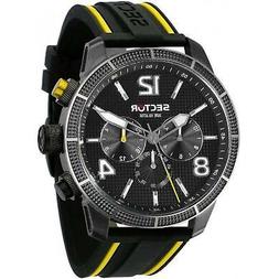 O Sector 850 R3251575014 Watch Acciaio Silicone Nero Giallo 