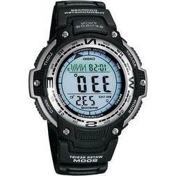 O Casio Sgw-100-1vef Chrono Bussola Termometro Silicone Nero