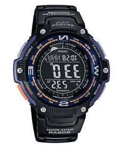 O Casio Sgw-100-2ber Chrono Bussola Termometro Silicone Nero