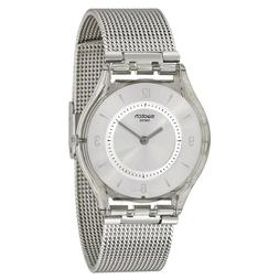 O Swatch Skin Metal Knit Sfm118m