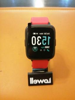 O Smartwatch Fitness Cardio Bluetooth Bk Lowell Justaminute 