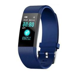 O Smartwatch Ip67 Waterproof, Monitor Cuore , Pressione, Blu