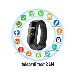 O Smartwatch M4 Smart Band Fitness Tracker Sport Cardiofrequ