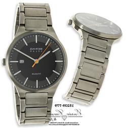O Bering Solar 15239-779 Titanio Vetro Zaffiro Quadrante Ner