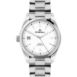 O Lorenz Solo Tempo Automatico Ginevra Quadrante Bianco 0301