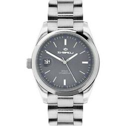 O Lorenz Solo Tempo Automatico Ginevra Quadrante Grigio 0301