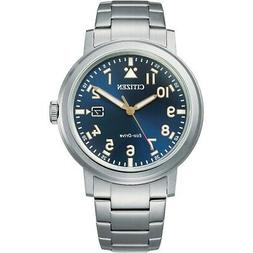 O Solo Tempo Uomo Acciaio Quadrante Blu Aw1620-81l