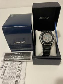 O Sub Casio Sports Fishing Gear Aqw-101 Fasi Lunari Indicato