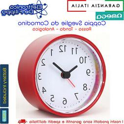 O Sveglia Omega Rossa Con Batteria Inclusa Da Comodino Camer