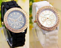 O Geneva Swarovski Originale Donna Quarzo Sport Moderno Eleg
