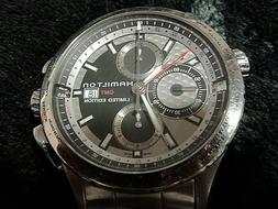 O Hamilton Swiss Made Valjoux 7754 Gmt Limited Edition 10bar