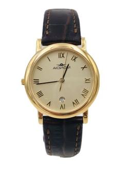 O Mondia Swiss Mi695-1pl/190 Vetro Zaffiro 30mm Pelle Sconta