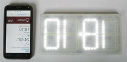 O Temperatura Grande Trasparente Bianco Parete Radiocontroll