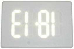 O Temperatura Parete Grandi Cifre Radiocontrollato Wifi Bian