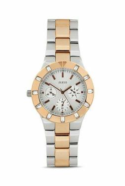 O Tempo E Data Donna Guess W1455l1 Acciaio Bicolore
