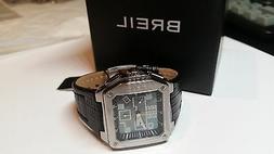 O Tempo Breil Milano Logo Just Time Bw0397 In Acciaio Antrac