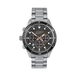 O Breil Tribe Sail Uomo Da Polso Cronografo Data Acciaio Ner