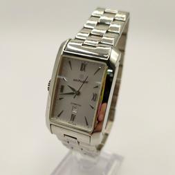 O Unisex Automatico Quadrante Bianco Cassa Rettangolare