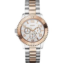 O Guess Unisex Cassa  E Bracciale In Acciaio Bicolor Rose' -