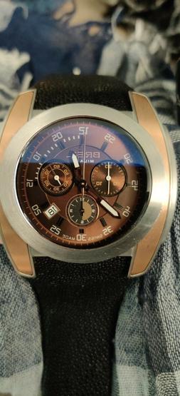 O Breil Unisex, Cinturino In Pelle, Funzionante, Come Nuovo