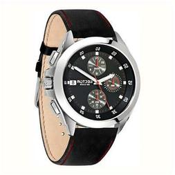 O Uomo Sector 720 R3271687016 Chrono Vera Pelle Nero Sub 100