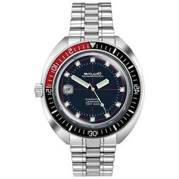 O Uomo Bulova 98b320 "devil's Diver" 44 Mm Rosso E Nero
