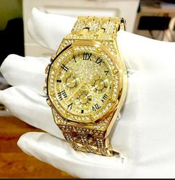 O Uomo  Acciaio Inox 2 Colori, Oro ,argento  ,diamanti Luxur