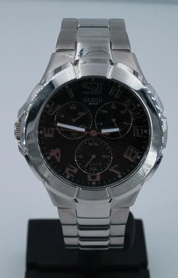 O Guess Uomo Acciaio Multifunzione&nbsp; 42mm Quadrante Nero