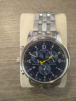 O Uomo Automatico Guanqin 43 Mm Quadrante Blu. Elegante!