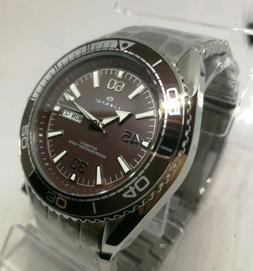 O Uomo Automatico,day Date,marrone,scuba Professional Diver,
