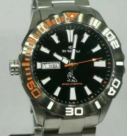 O Uomo Automatico Shark 2,professional Diver,200 Mt,vetro Za