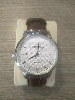 O Uomo Automatico Starking 42 Mm Quadrante Bianco. Elegante!