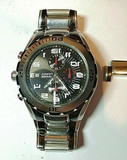 O Uomo Fossil Blue Ch-2470 Cronografo Acciaio 10atm