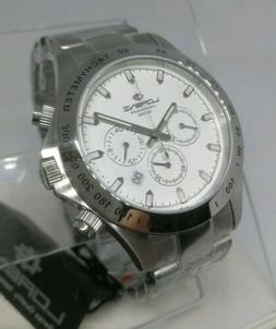 O Uomo Chrono,lorenz, Daytona,bianco,cassa 43mm,cronografo A