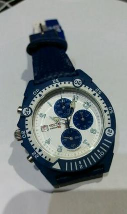 O Uomo Chrono  Sector Expander Exp 102 Bianco E Blu Anni 90