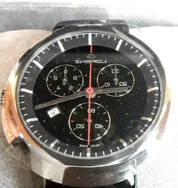 O Uomo Lorenz Chrono Neos Black Vetro Zaffiro Calibro Eta 25