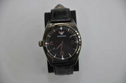 orologio uomo cinturino in pelle subacqueo 50