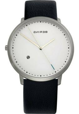 O Bering Uomo "classic" 11139-404 Cassa In Acciaio E Cinturi