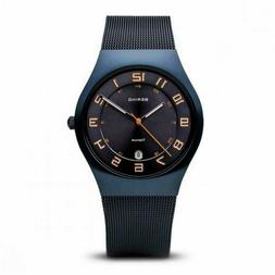 O Bering Uomo "classic" 11937-393 Cassa Titanio E Cinturino 