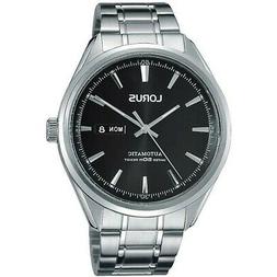 O Uomo Lorus Classic Automatico Day Date Acciaio Nero Rl435a