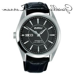 O Uomo Lorus Classic Automatico Day Date Pelle Rl423ax9  100