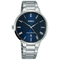 O Uomo Lorus Classic Solo Tempo Acciaio Blu Rh903kx9