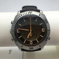 O Emporio Armani, Uomo, Crono, Allarme Cinturino In Cordura 