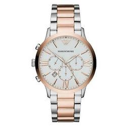 O Uomo Cronografo Armani Ar11209 Con Cinturino In Acciaio Bi