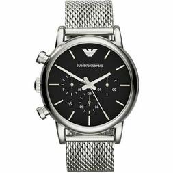 O Uomo Cronografo Emporio Armani Ar1811 Maglia Milano Silver