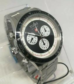 O Uomo,cronografo,pajot,europa Gt,bracciale Acciaio,moviment