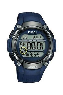 O Uomo Lorus Digitale Cronografo Sveglia  Wr 100 Metri - R23